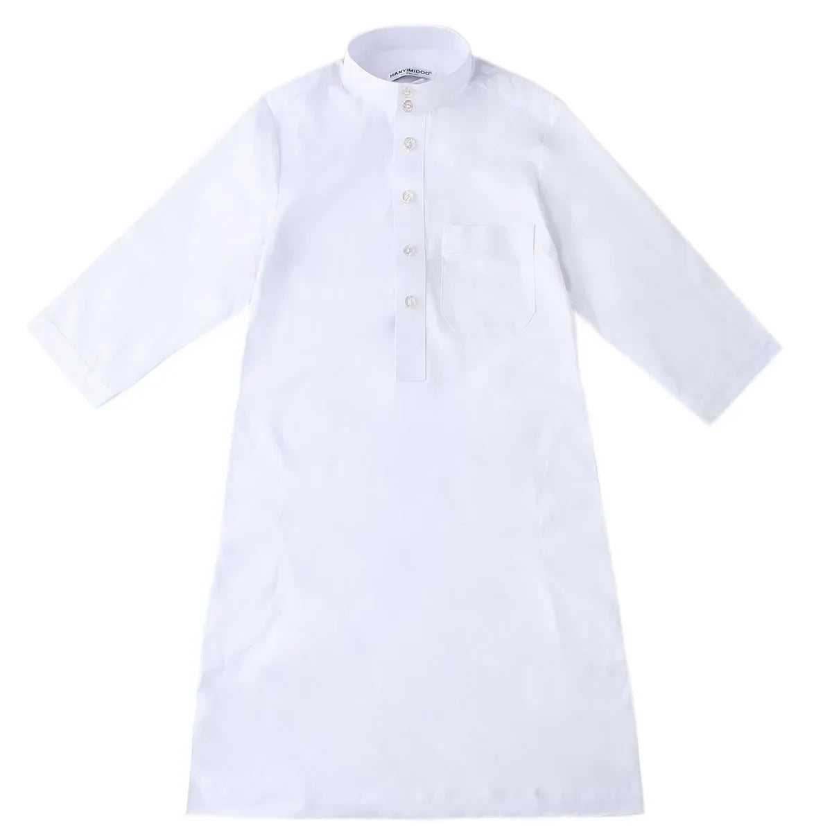 Muslim Saudi Arab Boys Robe Kids Abaya Kaftan Prayer Islam Ramadan Clothing Long Sleeve Thobe Middle East Teenage Dress Dubai