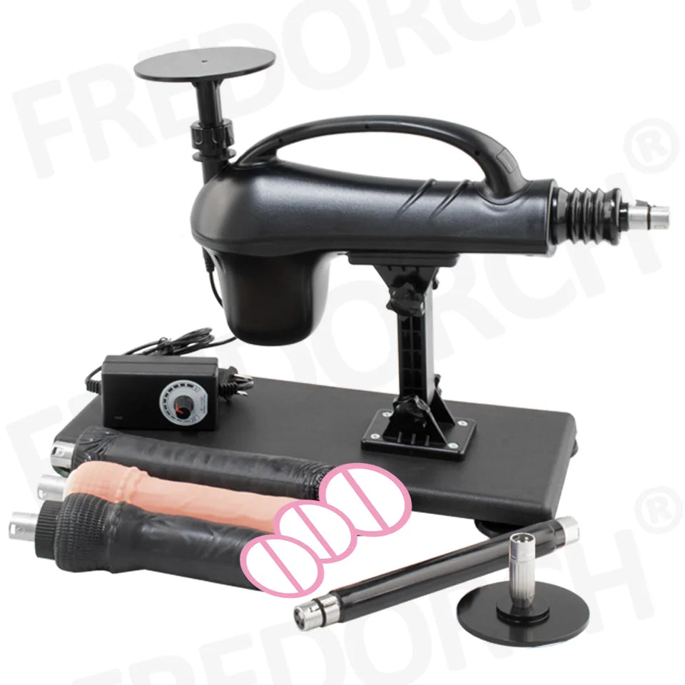 FREDORCH Upgraded Sex Machine for Women with Dildos Automatic Masturbation Machine Pump Gun Love Machine Couple Sex Toys