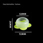 Anti Escape Reptile Feeding Dish Durable ABS Worm Food Bowl Easy Clean for Lizards Geckos Snakes Terrarium Tank
