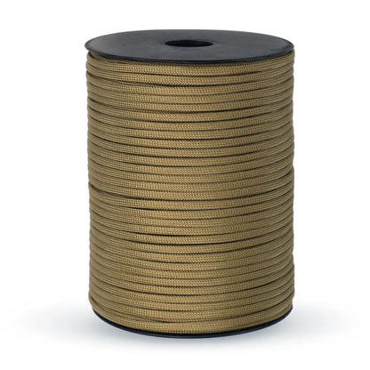 100M/50M 550 Military Standard 9-Core Paracord Rope 4mm Outdoor Parachute Cord Survival Umbrella Tent Lanyard Strap