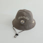 Cute Bear Baby Bucket Hats Korean Boy Girl Summer Uv Protection Fisherman Caps Kids Outdoor Sunshade Panama Basin Caps
