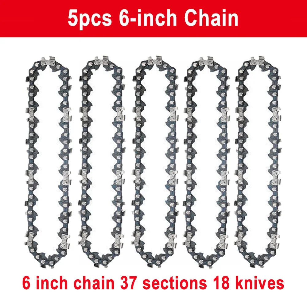 1/4 chainsaw chain guide 4/6/8/10 inch portable electric saw mini chainsaw logging saw blade Pruning chain saw chain accessories