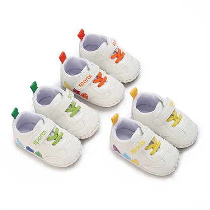 White Baby Shoes Casual Fashion Christening Baptismal FirstWalker Gentleman Baby Boy Shoes Sneakers