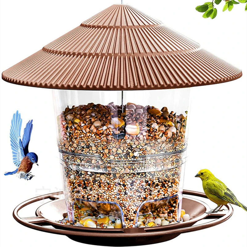 Waterproof Hanging Wild Bird Seed Feeder Bird Feeding Tool Garden Paddock Outdoor Decoration Pet Supplies Tableware Bird Feeder