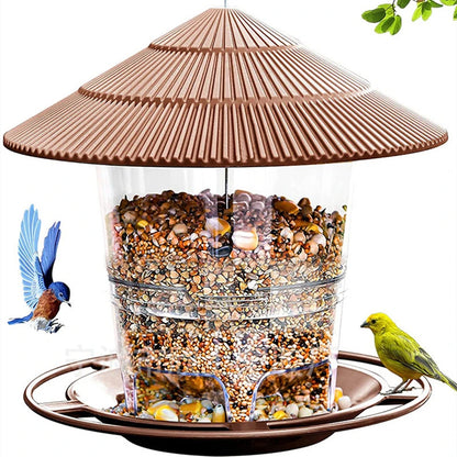 Waterproof Hanging Wild Bird Seed Feeder Bird Feeding Tool Garden Paddock Outdoor Decoration Pet Supplies Tableware Bird Feeder