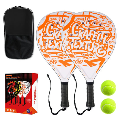 ABS Durable Anti-Vibration Plastic Grip Padel Tennis Racket, Bud get-Friendly for Beginners & Intermediates beach tennis beach