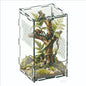 Acrylic Jumping Spider Enclosure Buckle Lock Escape Proof Spider House Ventilated Transparent Reptile Habitat Small Pet Supplies