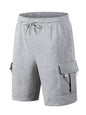 Summer Men's Sport Shorts Male Breathable Loose Multi-pockets Cargo Shorts Outdoor Jogging Fitness Casual Drawstring Mens Shorts