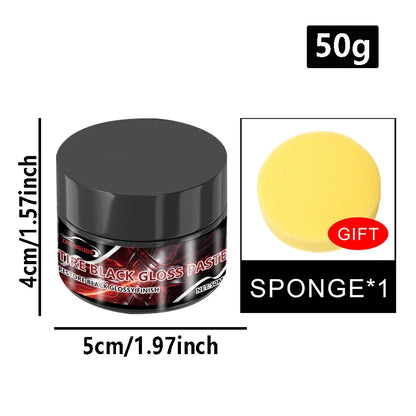 Car Interior Scratch Repair Cream Interior & Exterior Plastic Polishing Wax Black Interior and Dashboard Plastic Surface Repair