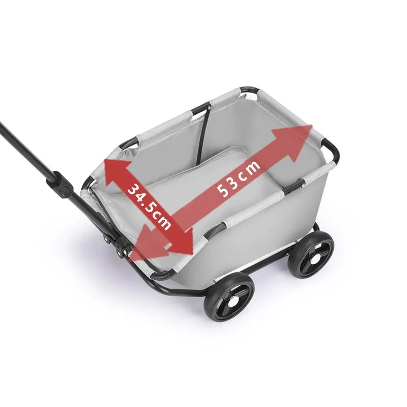 Foldable Pet Stroller Cart for Small Dogs Cats Puppy Kitten Outdoor Travel Carrier Toy Pushcart