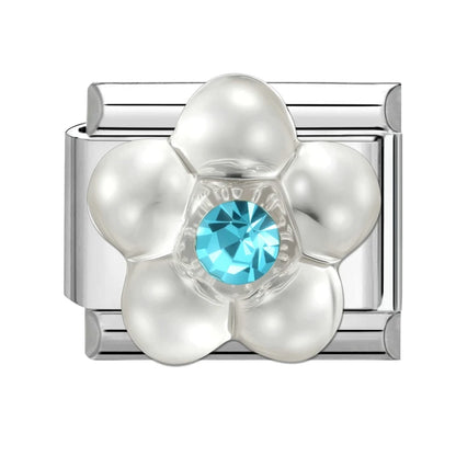 Y2K Butterfly Bow Knot Heart Star Moon Zircon Daisy Cross Italian Charm Links Fit 9mm Stainless Steel Bracelet DIY Making Gifts
