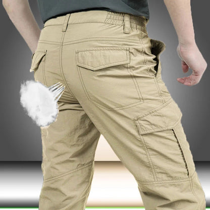 2026 Outdoor Waterproof Tactical Cargo Pants Men Breathable Summer Casual Army Military Long Trousers Male Quick Dry Cargo Pants