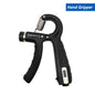 iLMH 5-60Kg Adjustable Grip Strength Trainer with Finger Exerciser Hand Grip Strengthener for Muscle Building and Injury Recover
