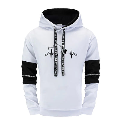 Men's Hooded Sweatshirts Jogger Pants High Quality Sportswear Suit Male Trendy Hoodies Sweatpants Urban Fashion Casual Tracksuit