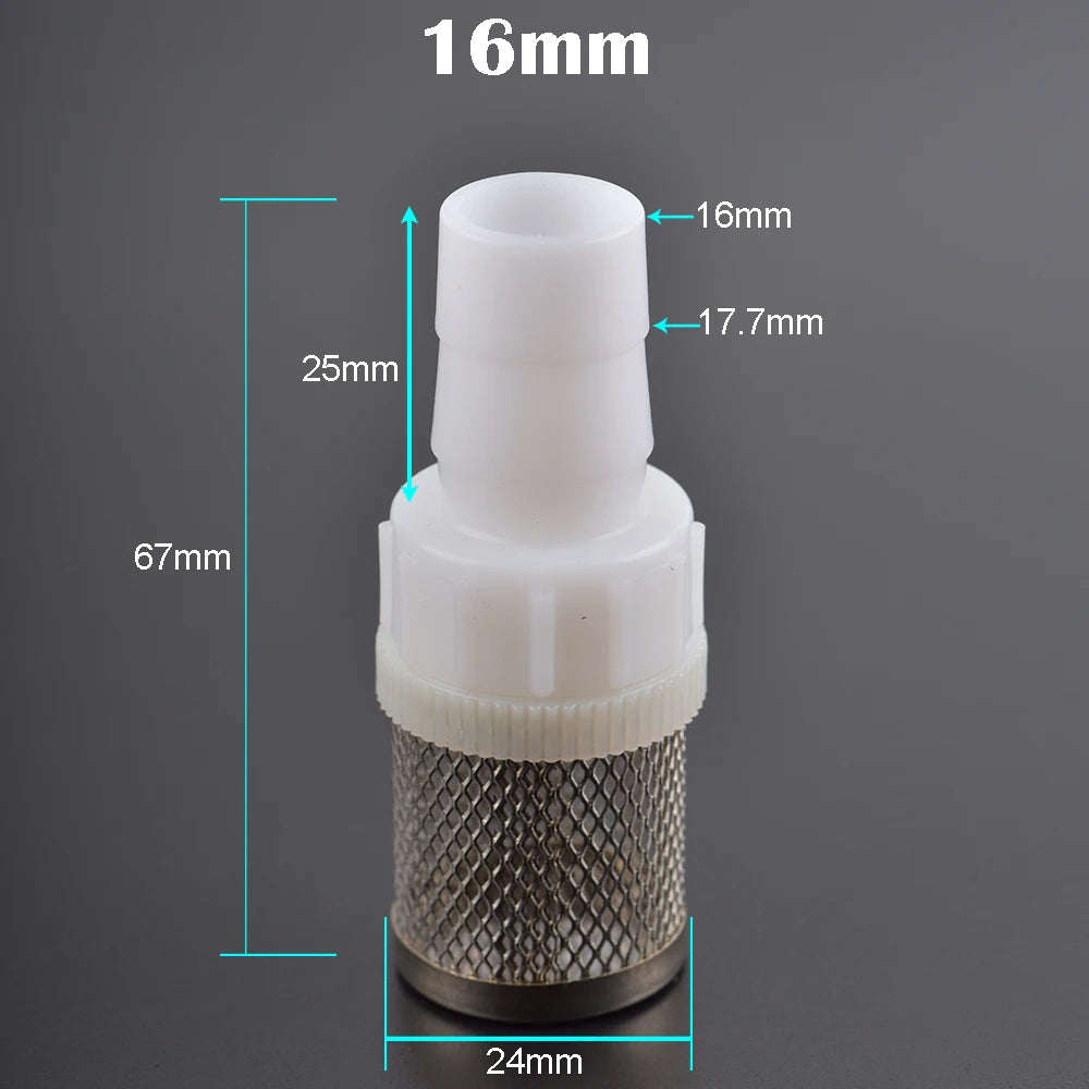 4~20mm Hose Filter Car Wash Tube Garden Irrigation Aquarium Filter Strainer Stainless Steel Mesh Filter