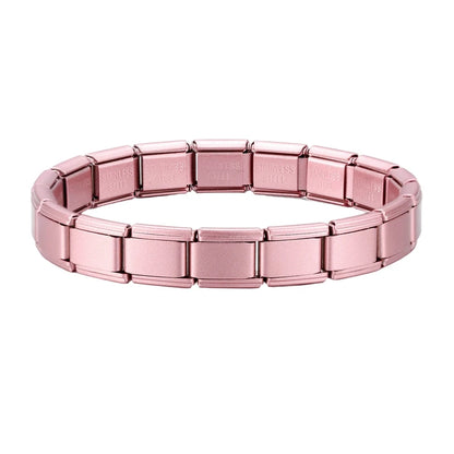 Y2K Italian Charm Bracelets DIY Basic Elastic Charm Stainless Steel Bracelet Fashion Women'S Jewelry Making Wholesale