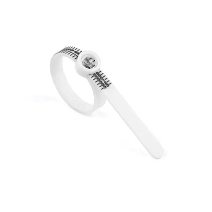 Ring Sizer with Magnifier - US/UK/EU/HK Jewelry Measuring Ruler for Finger Size Ring Size Measuring Tool