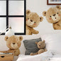 Cute Forest Animals Wall Stickers for Kids Rooms Children Boys Girls Baby Room Decoration Nursery Wallpaper Vinyl Elephant Lion