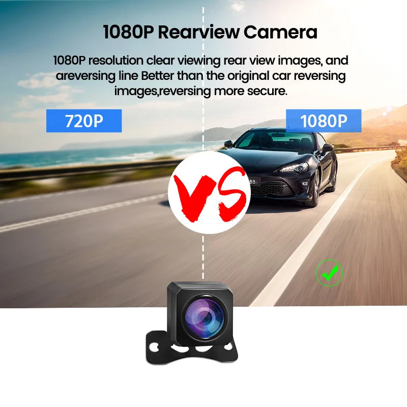 10 Inch Car DVR Car Touch Screen Video Recorder Dual 1080P Rearview Mirror Front and Rear HD Night Vision Camera Mirror