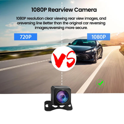 10 Inch Car DVR Car Touch Screen Video Recorder Dual 1080P Rearview Mirror Front and Rear HD Night Vision Camera Mirror