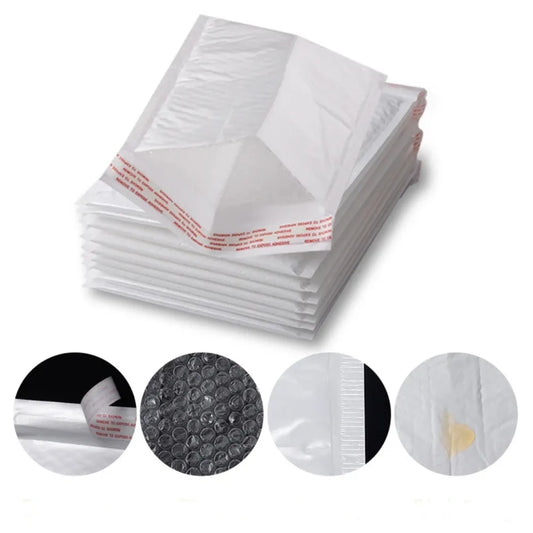 50/100Pcs Pearl Film Waterproof Bubble Bags, Thickened Self-Sealing Foam Envelope Courier Bags for Express Packaging,