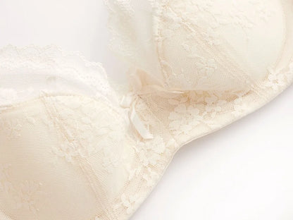 Summer Sexy Lace Embroidery Women Lingerie Set French Thin Cup Push Up Bra Comfort Breathable Underwear Ladies Bra Briefs Set