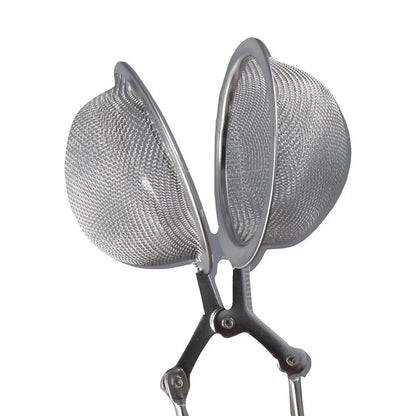 Stainless Steel Spoon Tea Ball Infuser Filter Squeeze Leaves Herb Mesh Strainer Tea Infuser In Mesh Tea Ball Filter with Handle