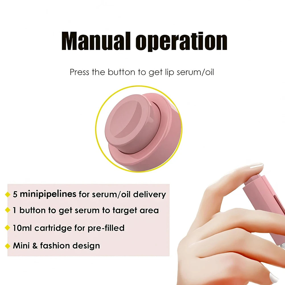 1/2/4/6pcs Derma Roller 0.2mm 105pcs Titanium Needle Lip BOOSTER Microneedle Dermaroller Face Massage Lip Beard Beauty Skin Care