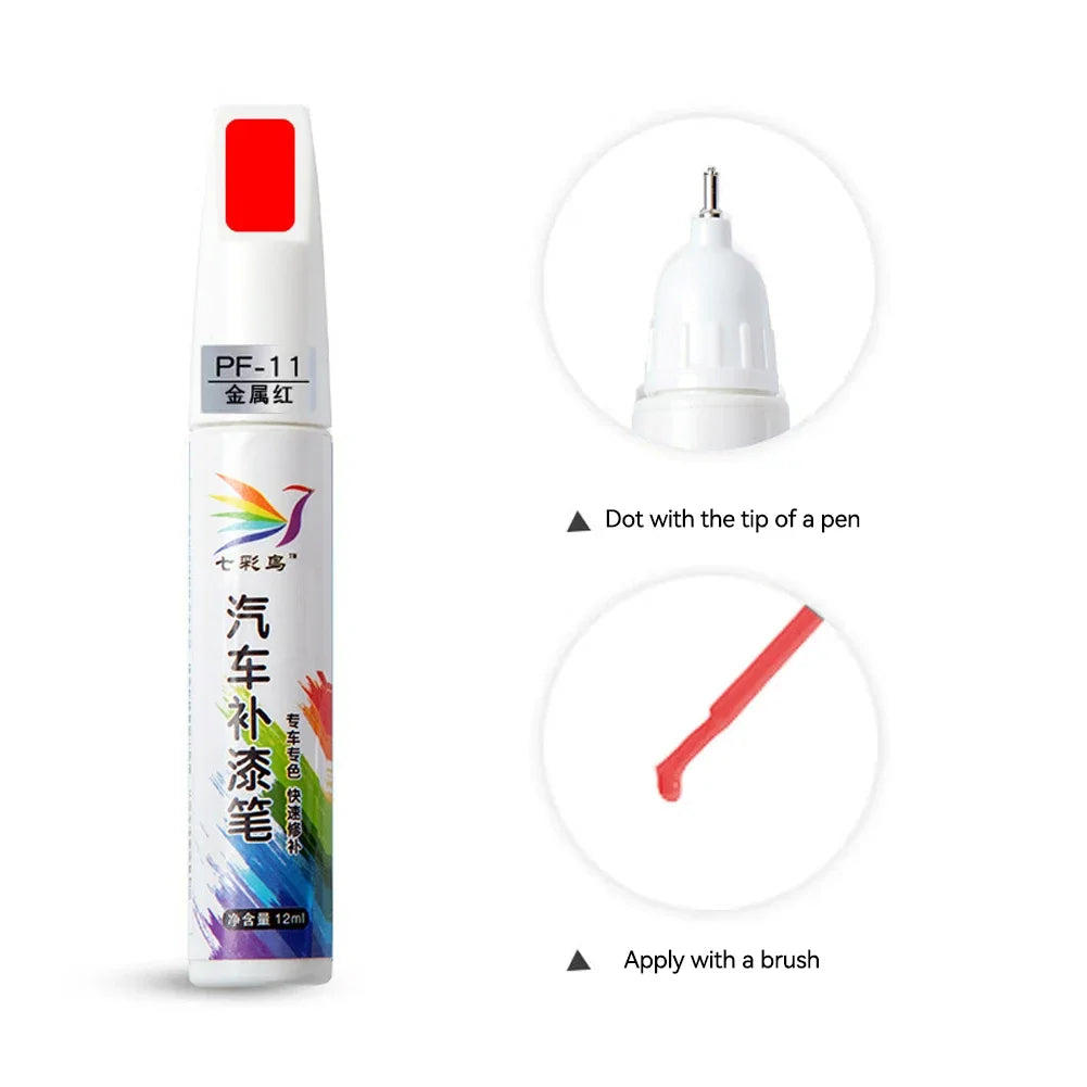 Car Paint Scratches Repair Pen Waterproof Paint Marker Pen Car Tyre Tread Care Automotive Maintain Pens Black White Red Silver