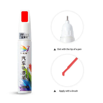 Car Paint Scratches Repair Pen Waterproof Paint Marker Pen Car Tyre Tread Care Automotive Maintain Pens Black White Red Silver