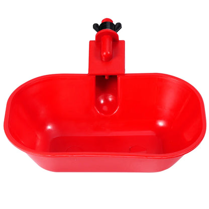Poultry Water Bowl Pet Drinking Water Dispenser Square Enlarged Chicken Duck Goose Automatic Drinking 3/6/10Pcs Feeding Tools