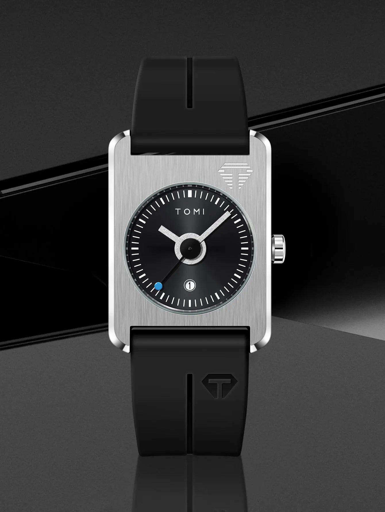 TOMI Men's Fashion Watches Quartz Watches Square Small Dial Wrist Watches Magnetic Buckle Watches Simple Leisure Watches