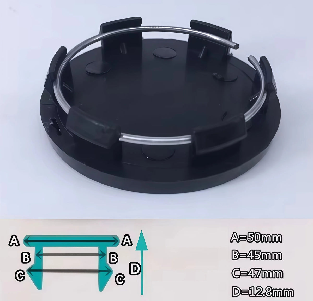 4Pcs 48.5mm 49mm 50mm 56mm 60mm 65mm 68mm Universal ABS Wheel Center Cap Wheels Tyre Car Wheel Center Cap Set Vehicles Cover