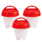 3/6pcs BPA Free Silicone Egg Boiler Steamer Non-stick Silicone Egg Cook Cups Fast Egg Poacher for Breakfast Kitchen Cooking Tool