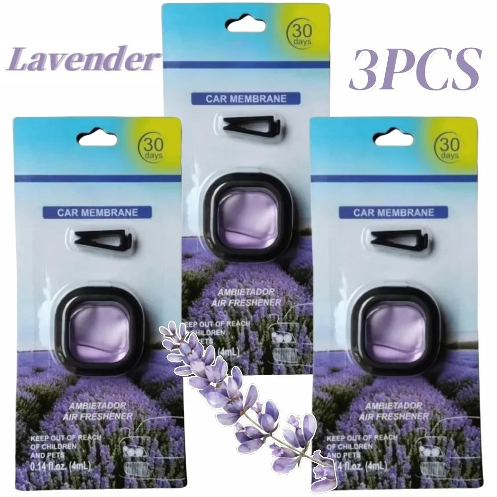 Long-Lasting Car Air Freshener Vent Clip Essential Oil Scented Odor Eliminator 0.14oz Alcohol-Free Fragrance for Fresh Car Smell