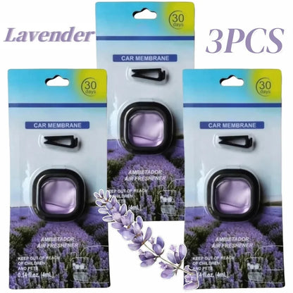 Long-Lasting Car Air Freshener Vent Clip Essential Oil Scented Odor Eliminator 0.14oz Alcohol-Free Fragrance for Fresh Car Smell