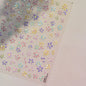 White Flower Petal Cherry Blossom Peach Blossom Falling Petal Floral Gradient 5D Self Adhesive Nail Art Sticker Manicure Decals