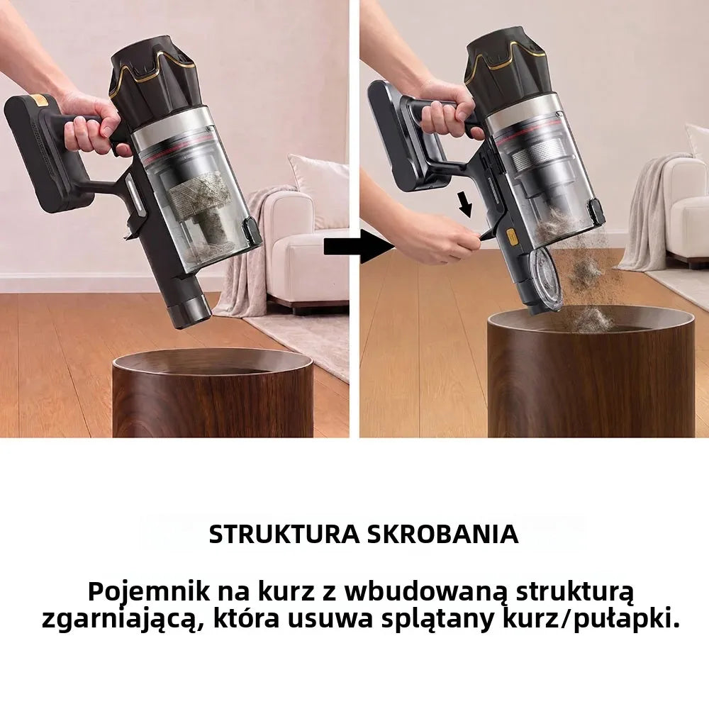 COTIAR Cordless Vacuum Cleaner V30 PRO 800W Powerful 75kPa Suction 95 Mins Runtime Handheld Home Appliance Portable Removable Battery