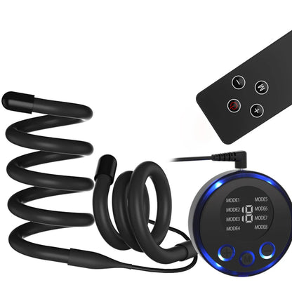 Electric Shock Metal Penis Ring Electric Penis Enlarger Massage Cock Ring Medical Themed Toys Stimulate Adult Sex Toys For Men