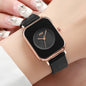 Fashion Rectangle Women Watches Casual Silicone Band Sports Watch Reloj Mujer Girls Clock Gift