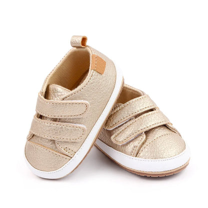 Baby Casual Sneaker Spring and Autumn Soft PU and TPR Sole Anti-slip High Quality Hot Selling 2023 New Fashion for Toddler 0-12M