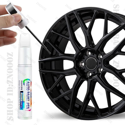 Automotive Wheel Touch-Up Pen Paint Repair Pen Gloss Black Matte Black Silver Grey Automotive Paint Care Accessories