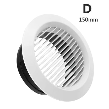 100/150mm Various Shapes Air Vent Extract Valve Grille Air Circulation Vents Cover Round Ducting Ventilation Cover Accessories