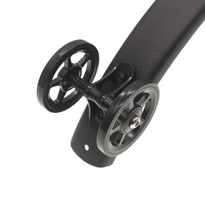 TWTOPSE Bike Easywheel Mudguard Fender Wheel For Brompton Folding Bicycle Mud Guard Wheel Double AL7075 CNC A C Line 77g 60mm