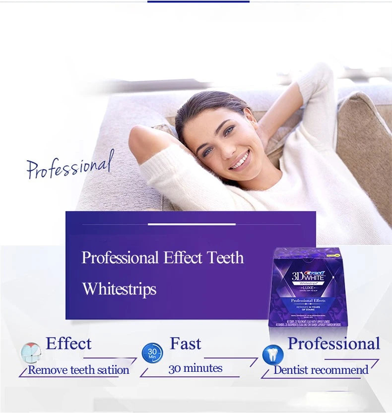 Crest Whitening Strips 3D White Crest Dental Whitening Teeth Whitener Tooth Whitening Tape Teeth Whitening Crest 3d Whitestrips