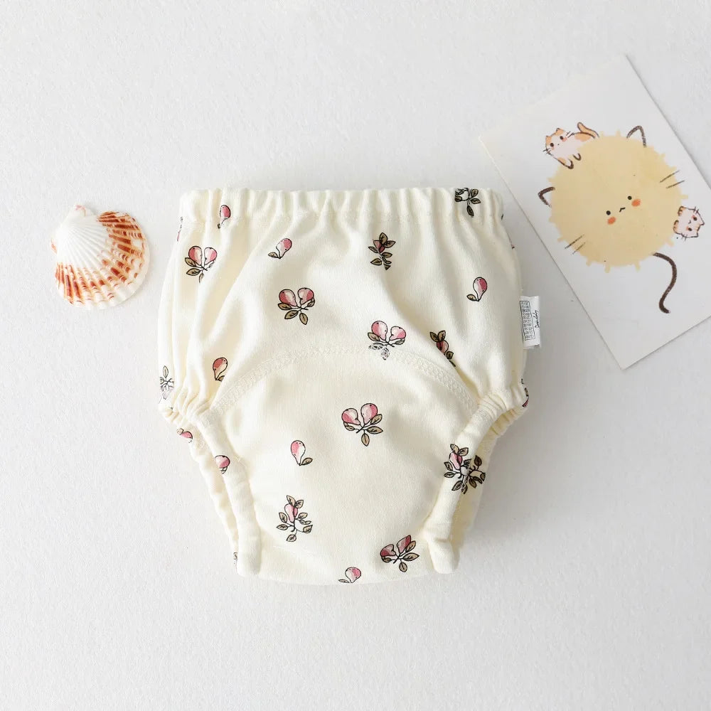 Cotton Baby Training Pants for Kids Diaper Waterproof Underwear Infant Panties Washable Boys Girl Cloth Diapers Reusable Nappies