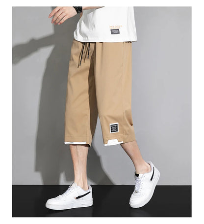 Plus Size Large Men's Shorts 2025 Summer New Trendy Loose Men's Sports and Casual Pants Jorts Baggy Cargo Mens Luxury Brands Man