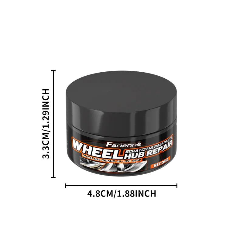 FARIENNE 30g Wheel Hub Scratch Repair Paste Waterproof Anti-Fouling Alloy Rim Refurbishment Cream For Car Wheel Scratch Removal