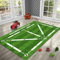 Durable non-slip football training mat Foldable carpet dribbling football training mat children's football indoor equipment