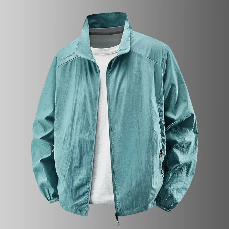 Summer Jackets Men Windbreaker Coats Male Sunscreen Clothing Traveling Camping Jacket Ultrathin Cycling Fishing Tops Hiking Wear